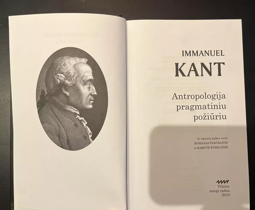 Antropologija pragmatiniu požiūriu - Imanuelis Kantas, knyga 3
