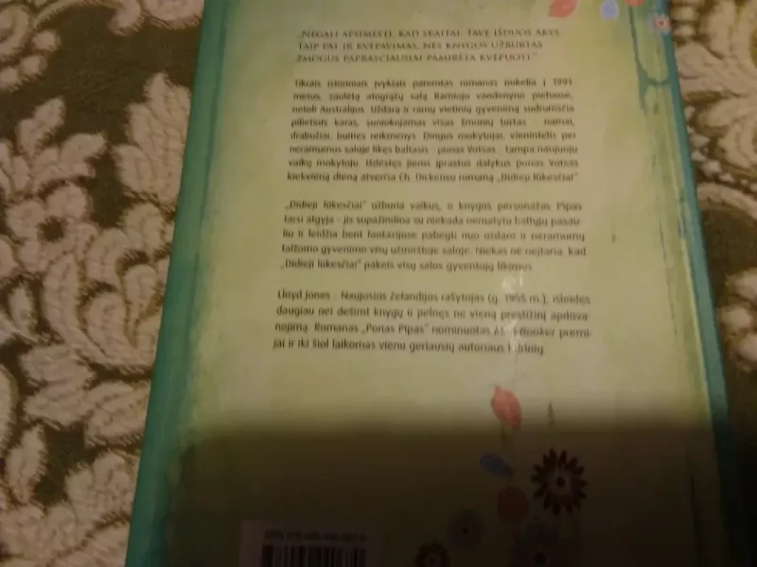 Ponas Pipas - Lloyd Jones, knyga 4