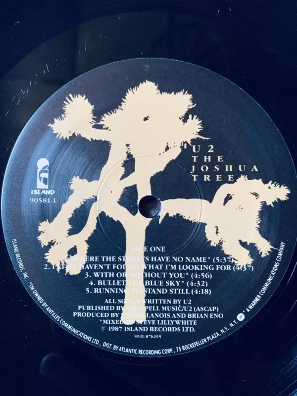 U2 – The Joshua Tree - U2, plokštelė 5
