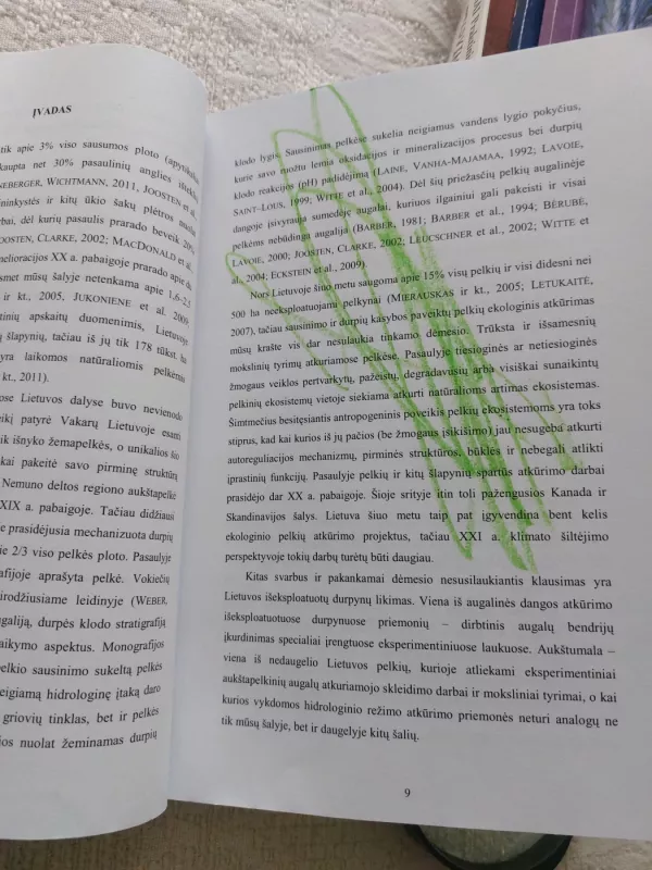 Aukštapelkių augalų bendrijų ekologinio atkūrimo galimybės degradavusioje Aukštumalos pelkės dalyje ir išeksploatuotame durpyne - Leonas Jarašius, knyga 2
