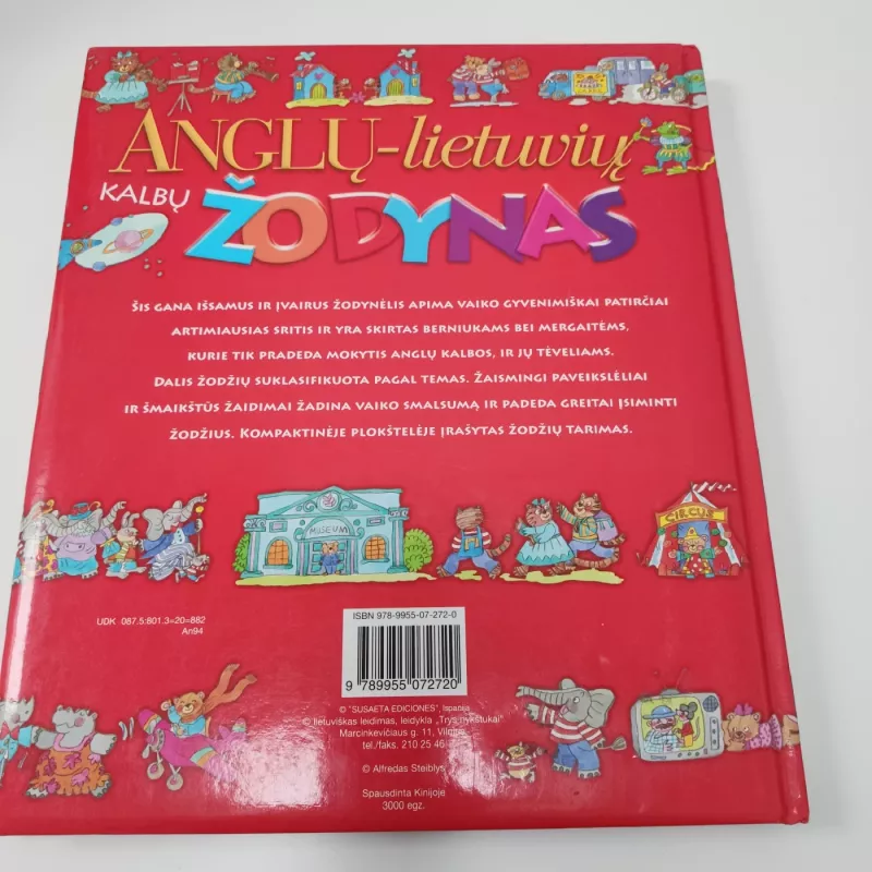 Anglų - Lietuvių kalbų žodynas su kompaktine plokštele - Alfredas Steiblys, knyga 5