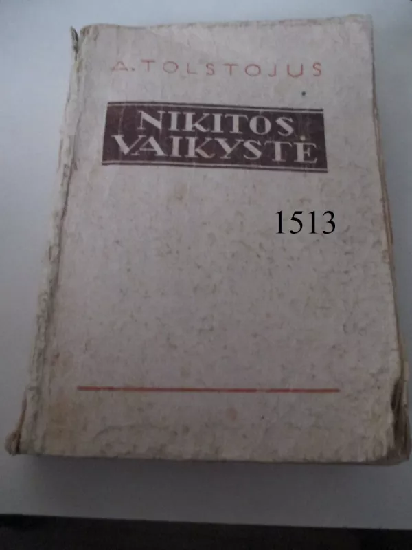 Nikitos vaikystė - A. Tolstojus, knyga 2