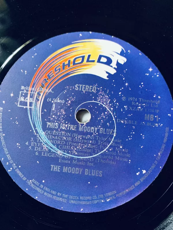 The Moody Blues ‎– This Is The Moody Blues - The Moody Blues, plokštelė 6