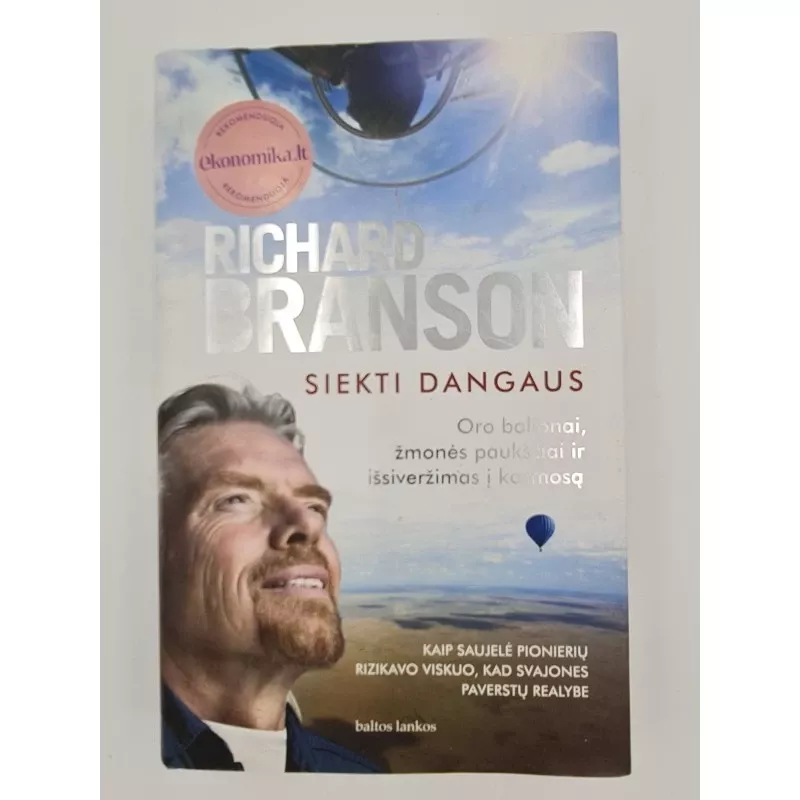 SIEKTI DANGAUS - Richardas Bransonas, knyga