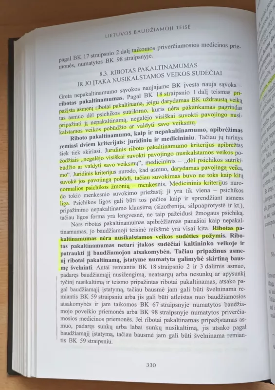 Lietuvos baudžiamoji teisė. Pirmoji knyga - Vytautas Piesliakas, knyga 4