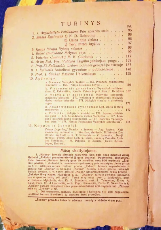 Židinys , 1930 m., Nr.2 - Autorių Kolektyvas, knyga 5