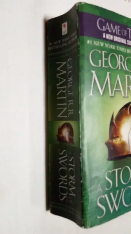 Game of thrones a storm of swords - George R. R. Martin, knyga 4