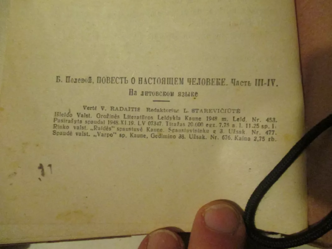 Apysaka apie tikrąjį žmogų - Borisas Polevojus, knyga 6