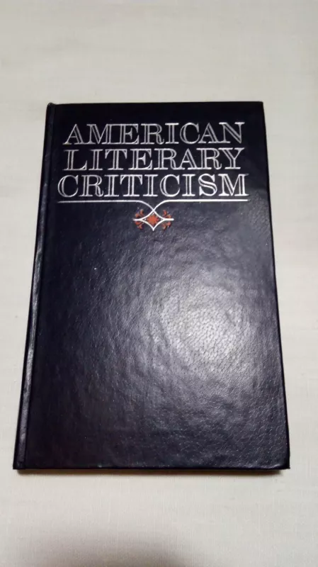 American literary criticism - Autorių Kolektyvas, knyga 2