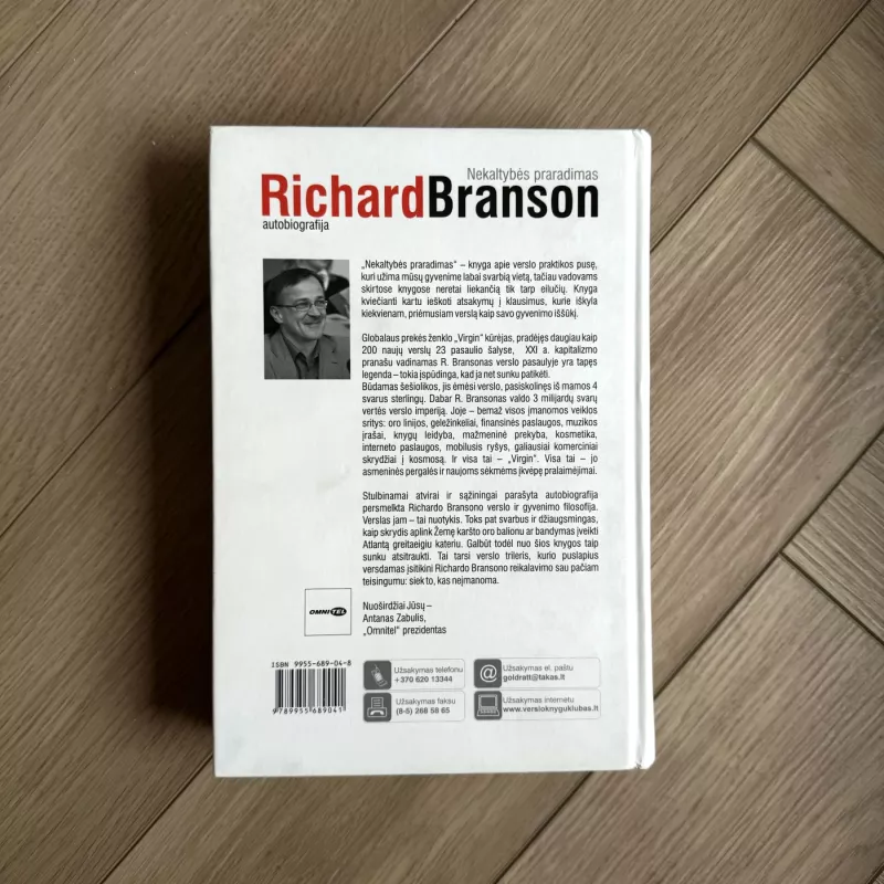 Nekaltybės praradimas: autobiografija - Richard Branson, knyga 3