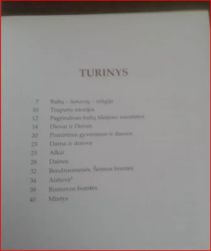 Baltų religija šiandien - Autorių Kolektyvas, knyga 3