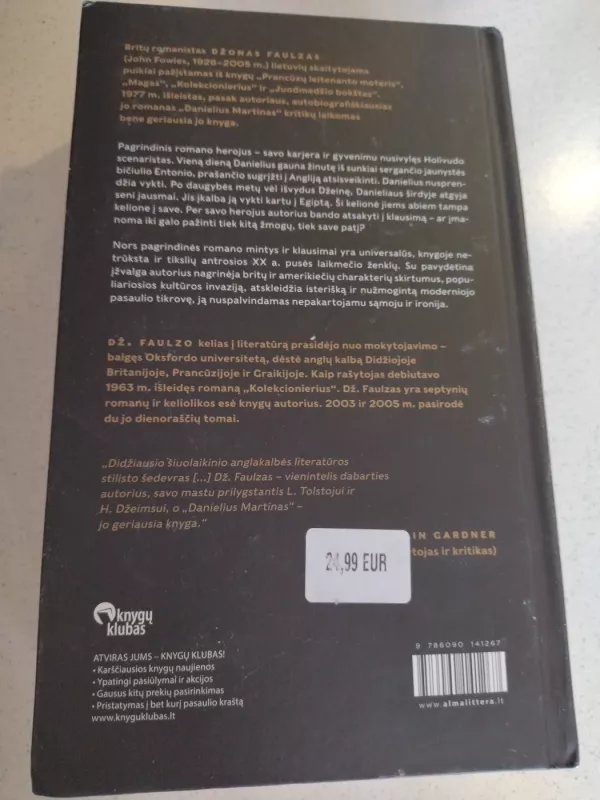 Danielius Martinas - John Fowles, knyga 4