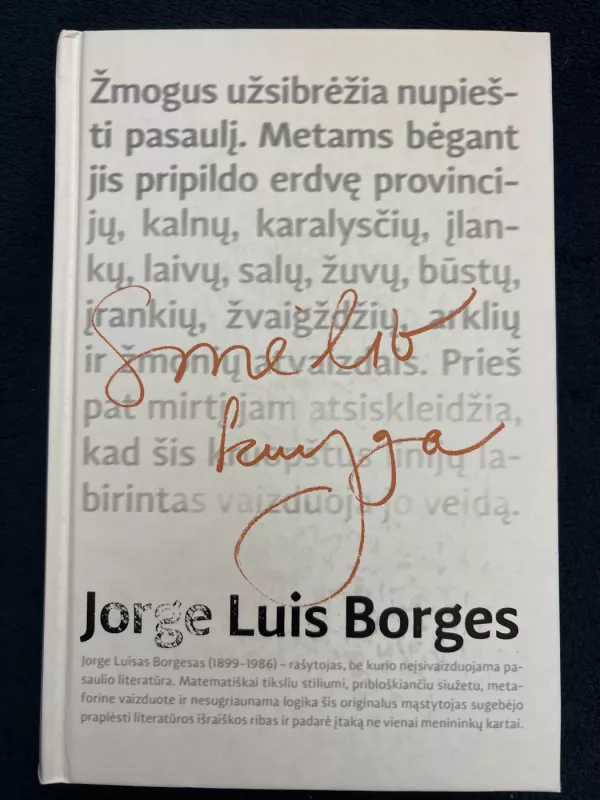 Smėlio knyga - Jorge Luis Borges, knyga