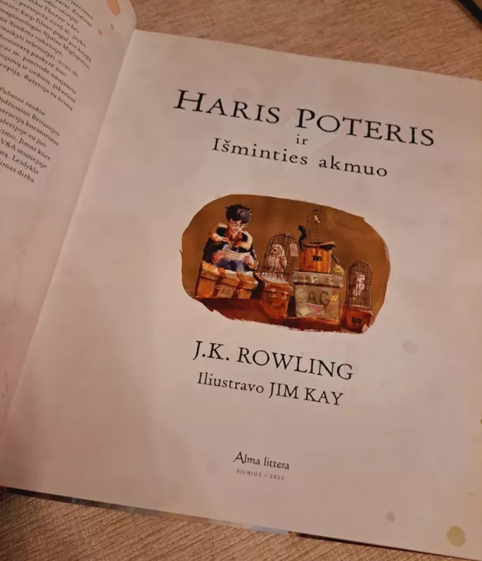 Haris poteris ir išminties akmuo - Rowling J. K., knyga 4