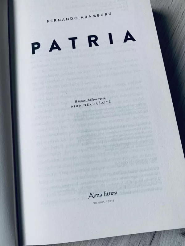 Patria - Fernando Aramburu, knyga 5