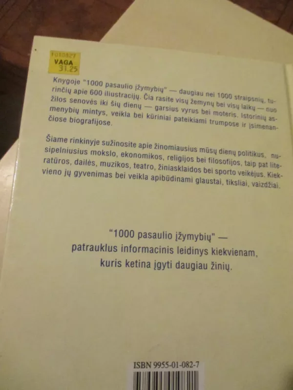 1000 pasaulio įžymybių - Sabine Fritz, Feryal  Kanbay, knyga 6