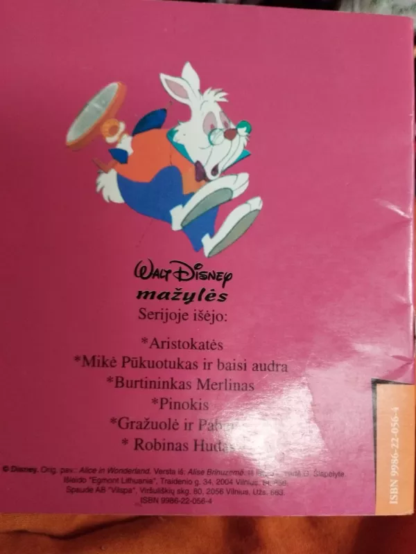 Walt Disney mažylės, Alisa,Robinas Hudas - Walt Disney, knyga 3