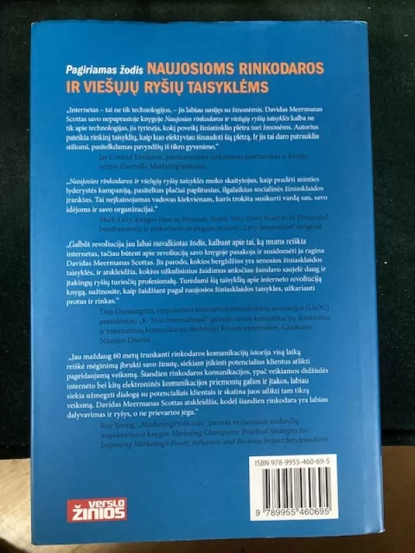 Naujosios rinkodaros ir viešųjų ryšių taisyklės - Scott David Meerman, knyga 3