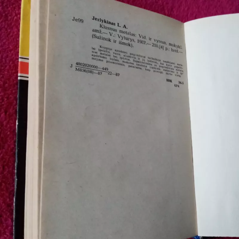 Klusnus metalas - Liudvikas Jerlykinas, knyga 5