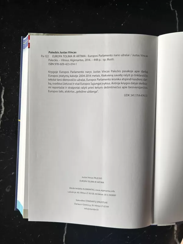 Europa tolima ir artima - Justas Vincas Paleckis, knyga 6