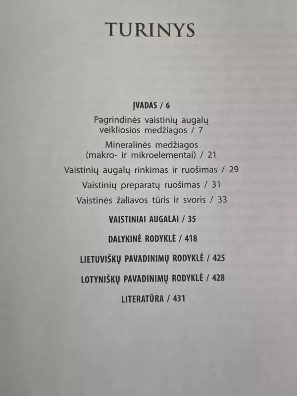 Vaistiniai augalai - S. M. Kalasauskienė, knyga 3
