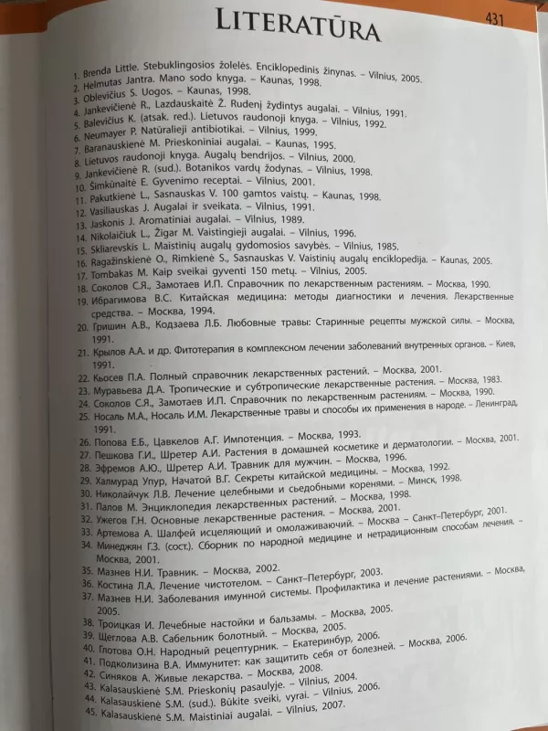 Vaistiniai augalai - S. M. Kalasauskienė, knyga 5