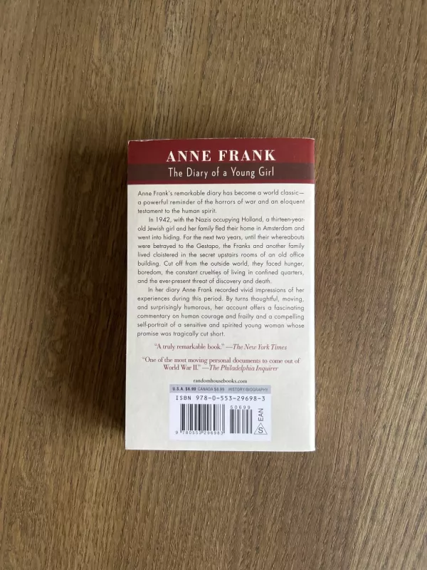 Anne Frank: The Diary of a Young Girl - Anne Frank, knyga 3