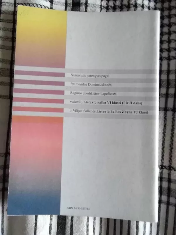 Lietuvių kalbos pratybų sąsiuvinis VI klasei (2) - Vilija Salienė, knyga 3