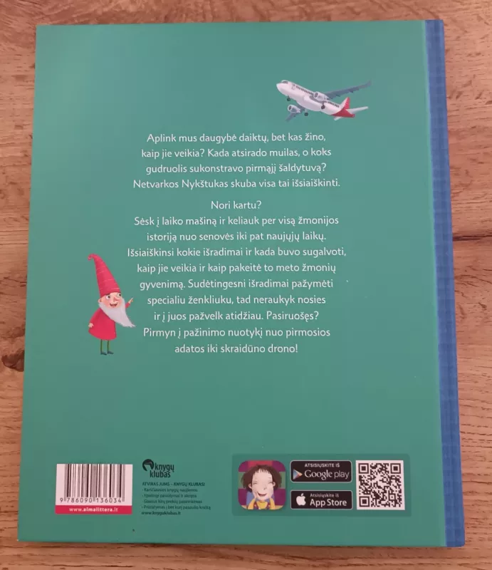 Netvarkos nykštukas Enciklopedija Įdomiausi išradimai - Lina Žutautė, knyga 4