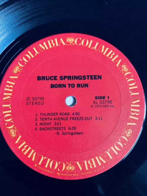 Bruce Springsteen – Born To Run - Bruce Springsteen, plokštelė 4