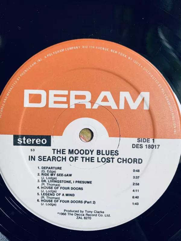 The Moody Blues - In Search Of The Lost Chord - The Moody Blues, plokštelė 5