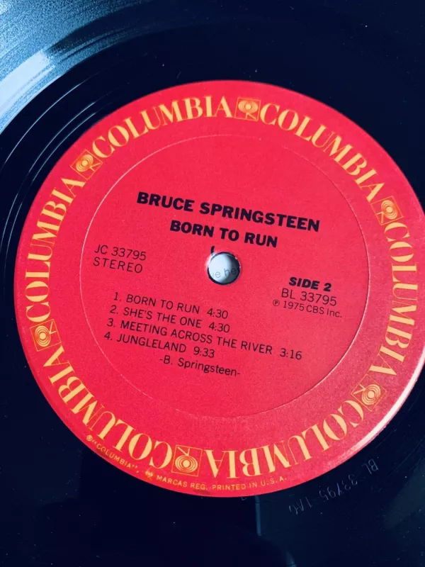 Bruce Springsteen – Born To Run - Bruce Springsteen, plokštelė 6