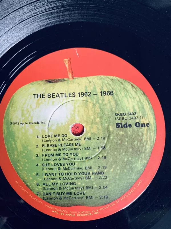 The Beatles – 1962-1966 2LP - The Beatles, plokštelė 4