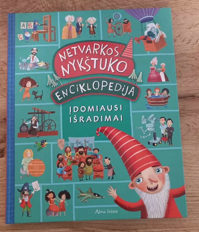 Netvarkos nykštukas Enciklopedija Įdomiausi išradimai - Lina Žutautė, knyga 2
