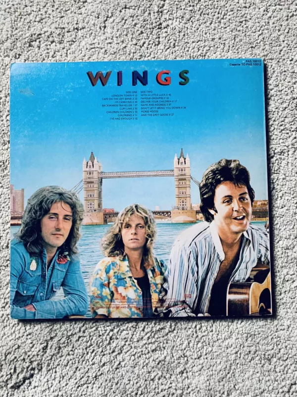 London Town - Wings, plokštelė 3
