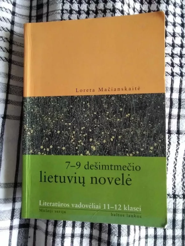 7-9 dešimtmečio lietuvių novelė - Loreta Mačianskaitė, knyga 2