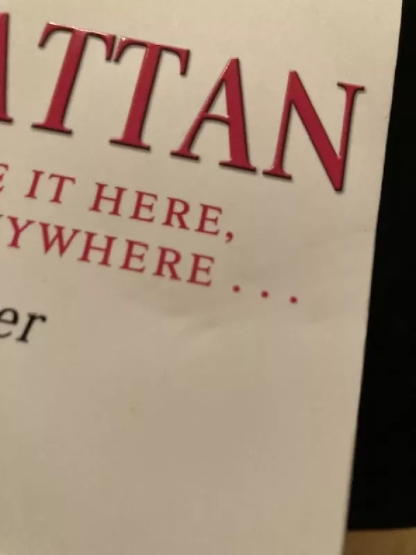 Manhattan - Ronni cooper, knyga 5