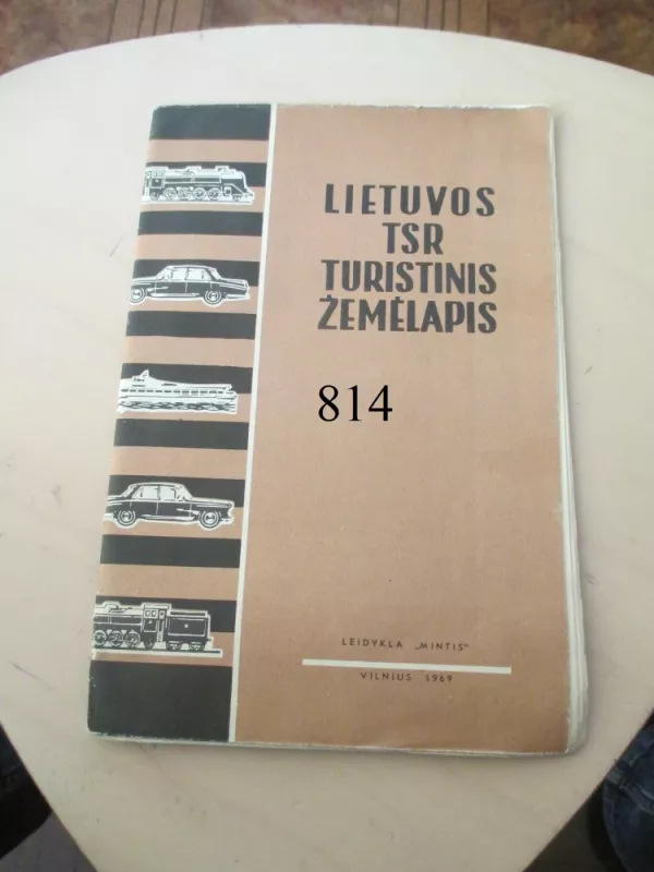 Lietuvos TSR turistinis žemėlapis - Autorių Kolektyvas, knyga 2