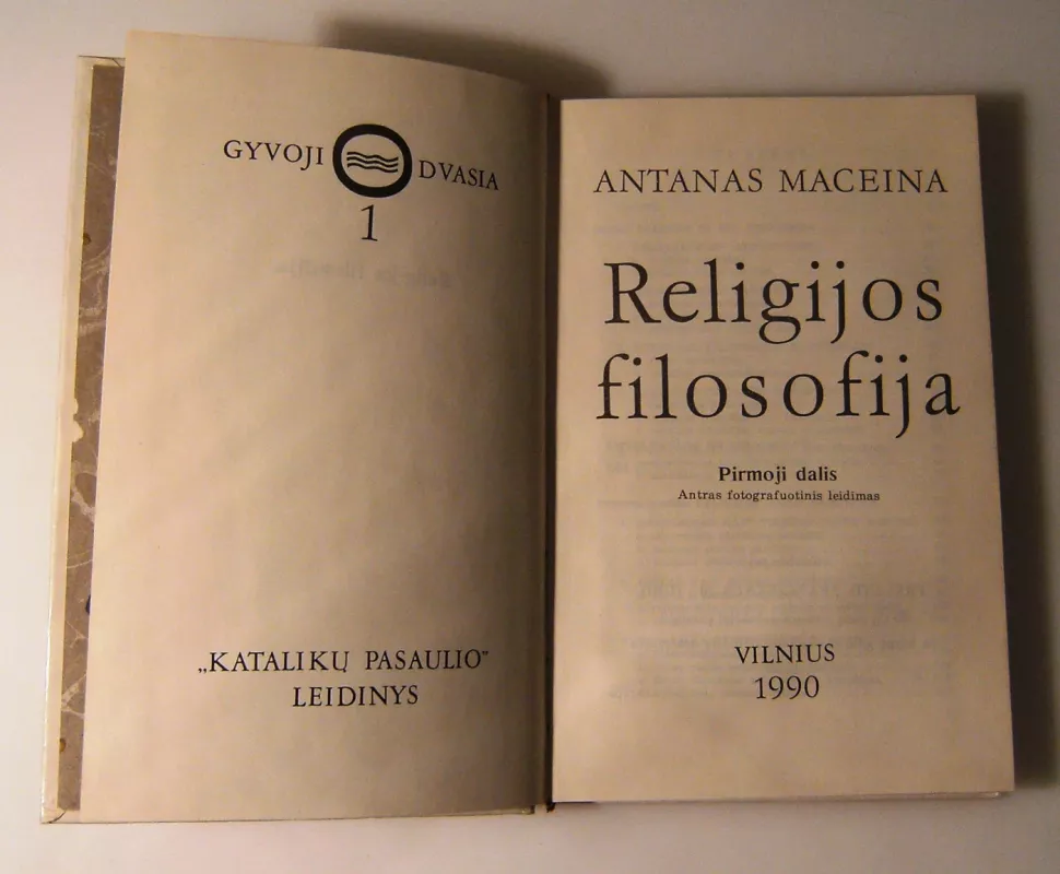 Religijos filosofija (1 dalis) - Antanas Maceina, knyga 5