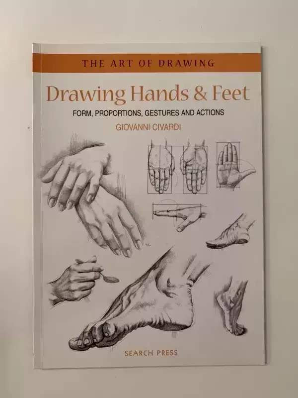 Drawing hands & feet - Giovanni Civardi, knyga 2