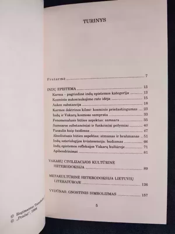 Kelionė į laiko pradžią: indų idealizmas, Vydūnas, Krėvė - Regimantas Tamošaitis, knyga 4