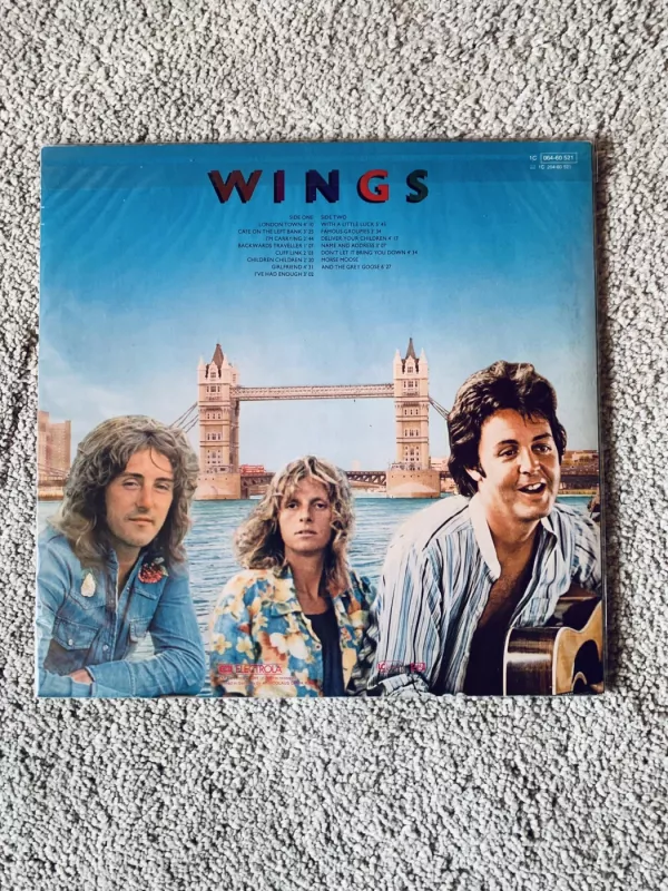 London Town - Wings, plokštelė 3