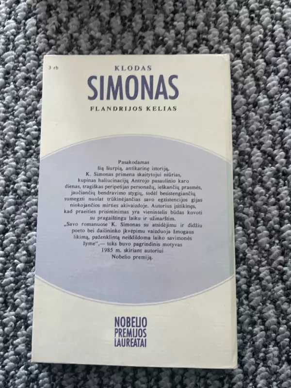 Flandrijos kelias - Klodas Simonas, knyga 4
