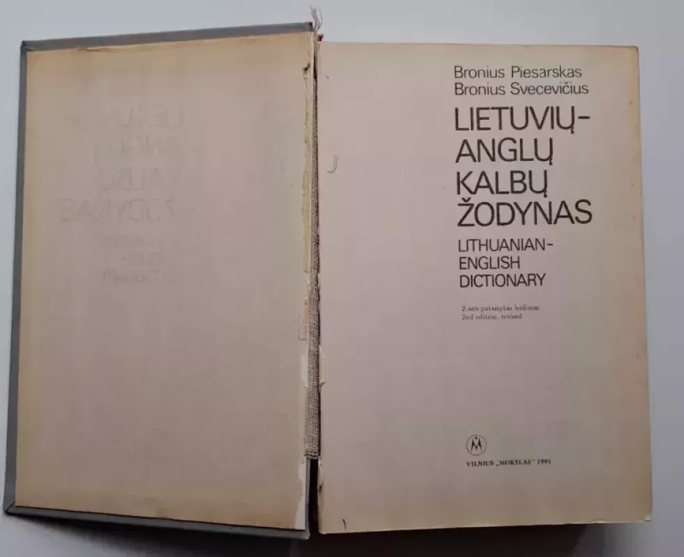 Lietuvių - anglų kalbų žodynas (1991) - Bronius Piesarskas, knyga 3