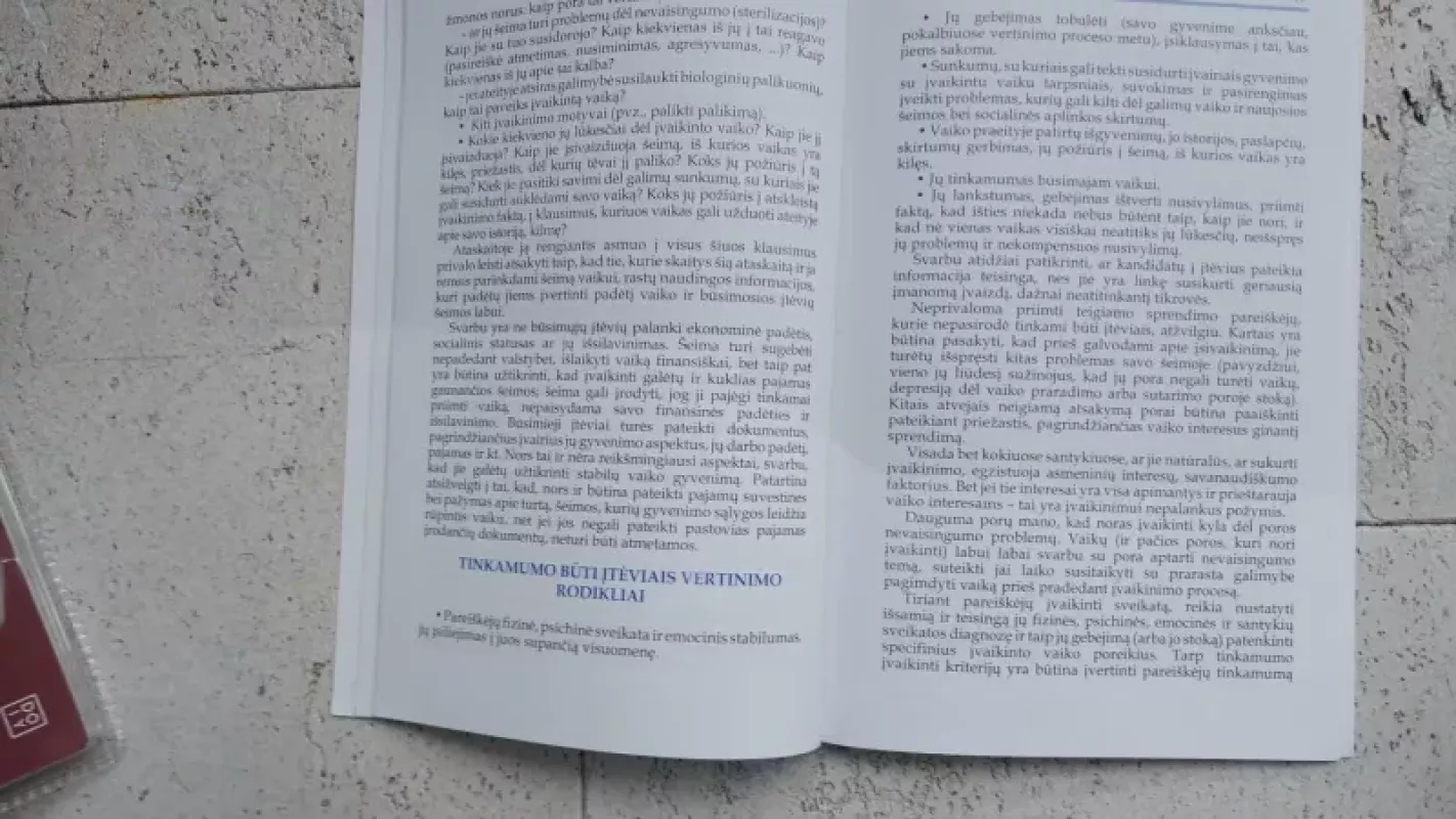 Vadovas. Svarbiausi vaiko interesai ir įvaikinimas - Autorių Kolektyvas, knyga 6