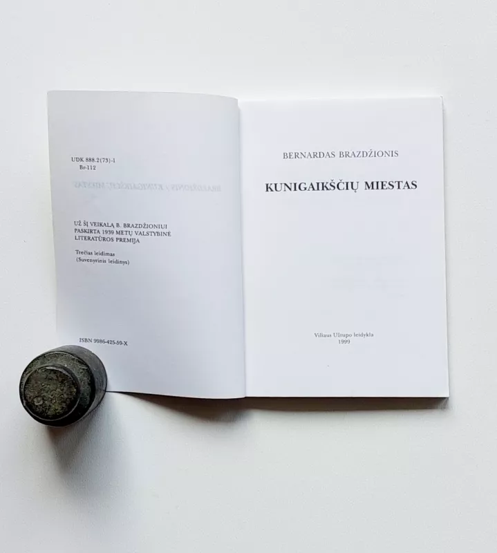 Kunigaikščių miestas. Keturios giesmės iš Vilniaus praeities - Bernardas Brazdžionis, knyga 5