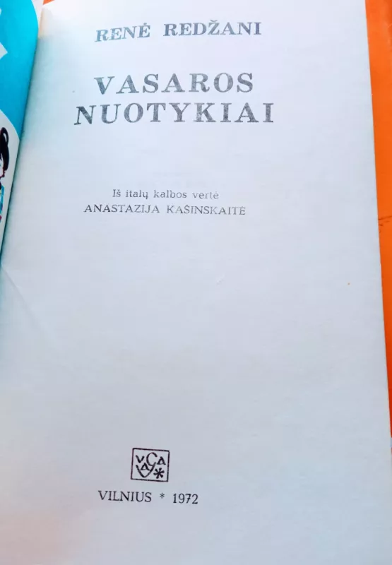 Vasaros nuotykiai - Renė Redžani, knyga 3