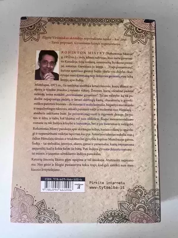 Trapi pusiausvyra - Mistry Rohinton, knyga 5