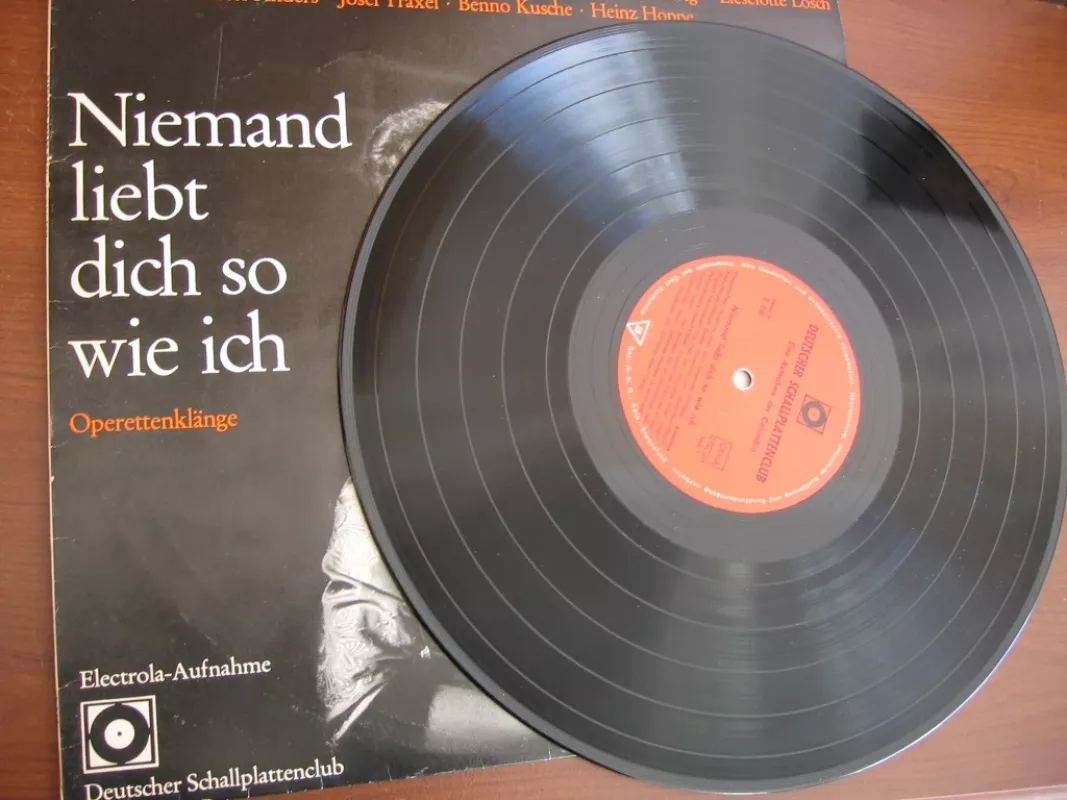 Hermann Prey - Niemand Liebt Dich So Wie Ich - Hermann Prey, plokštelė 5