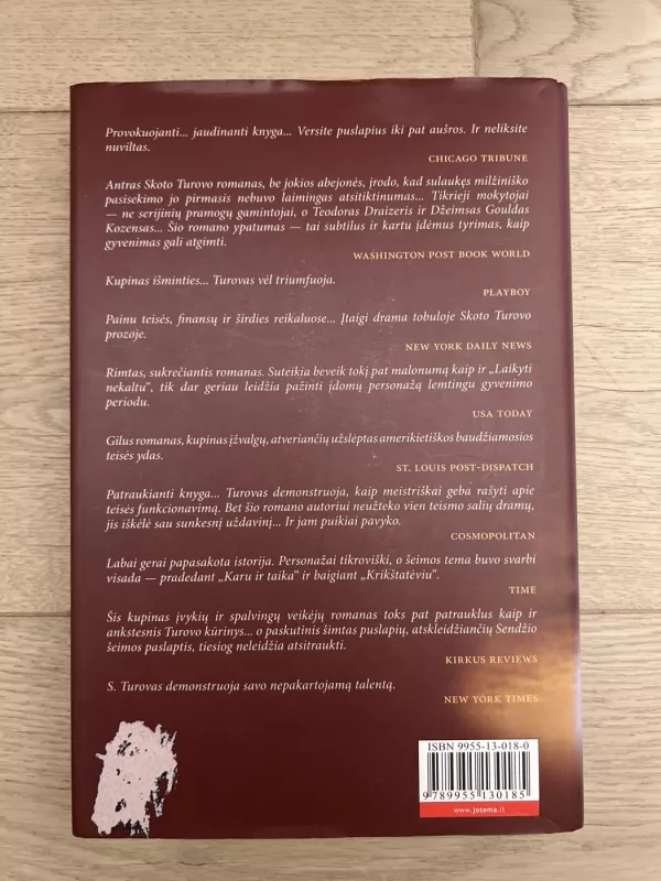 Įrodyti kaltę - Scott Turow, knyga 3